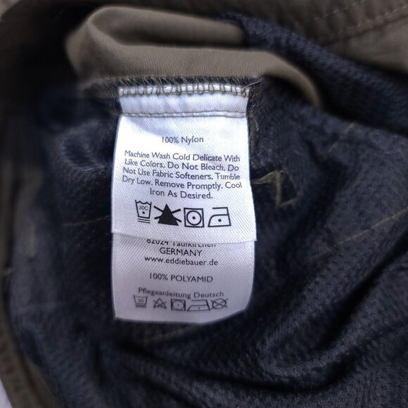Eddie Bauer Pants Mens 36x30 Travex Green Outdoor Hiking Straight Lightweight - Picture 9 of 10